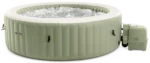 Intex Pure Spa Bubble massage Olive Green opblaasbare spa - 6 persoons